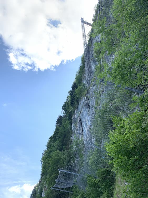Hammetschwand Lift from the bottom