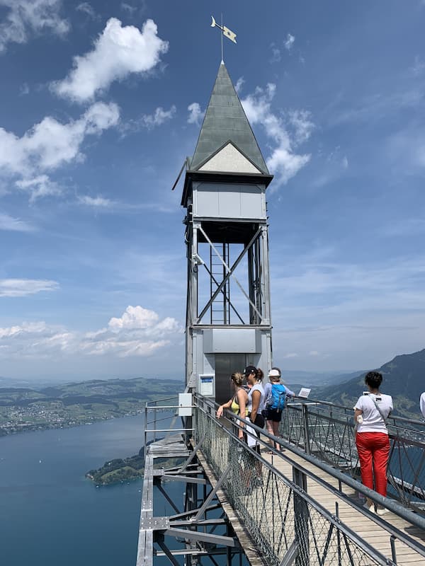 Ascenseur Hammetschwand sur Burgenstock