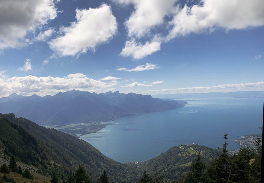 View from Rochers de Naye