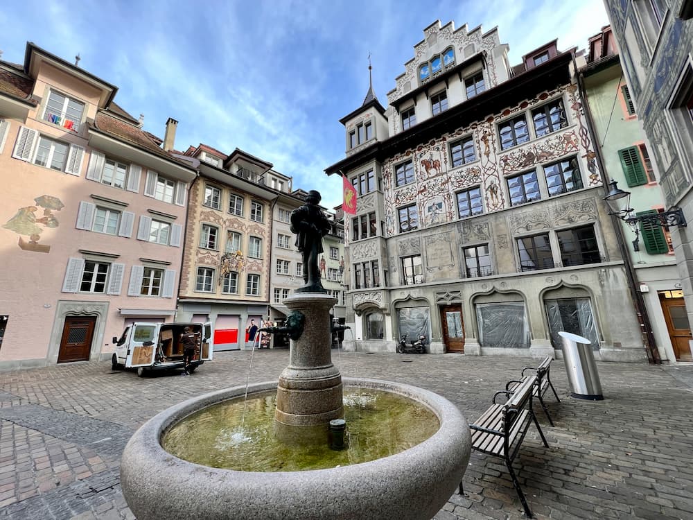 Hirschenplatz, vieille ville de Lucerne