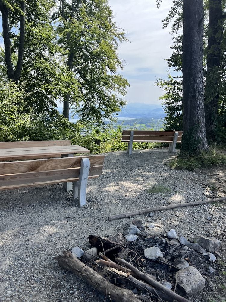 Planetenweg picnic spot