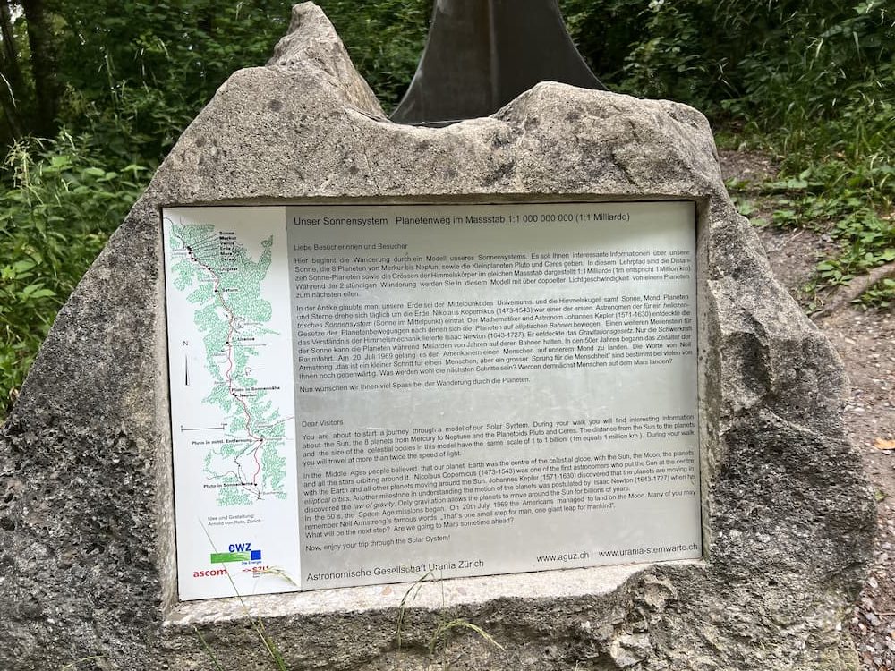 Planetenweg Trail Description