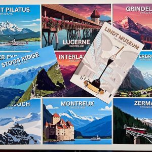 11 Switzerland Postcard Bundle