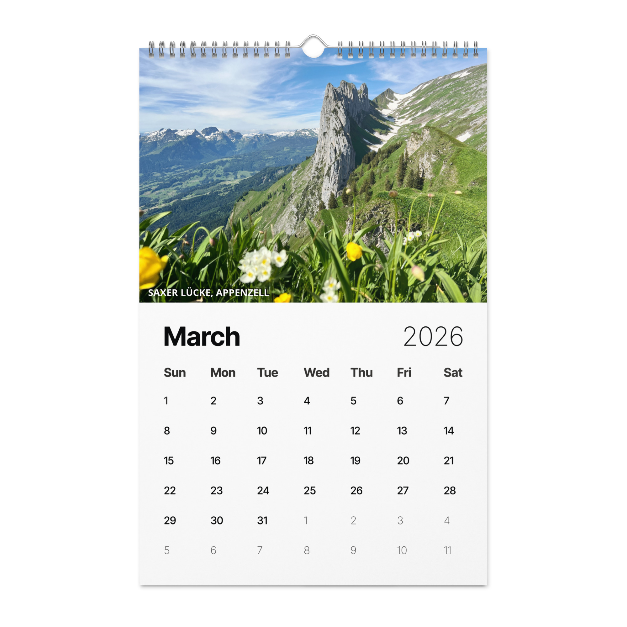 Switzerland Wall calendar (2026) - Image 17