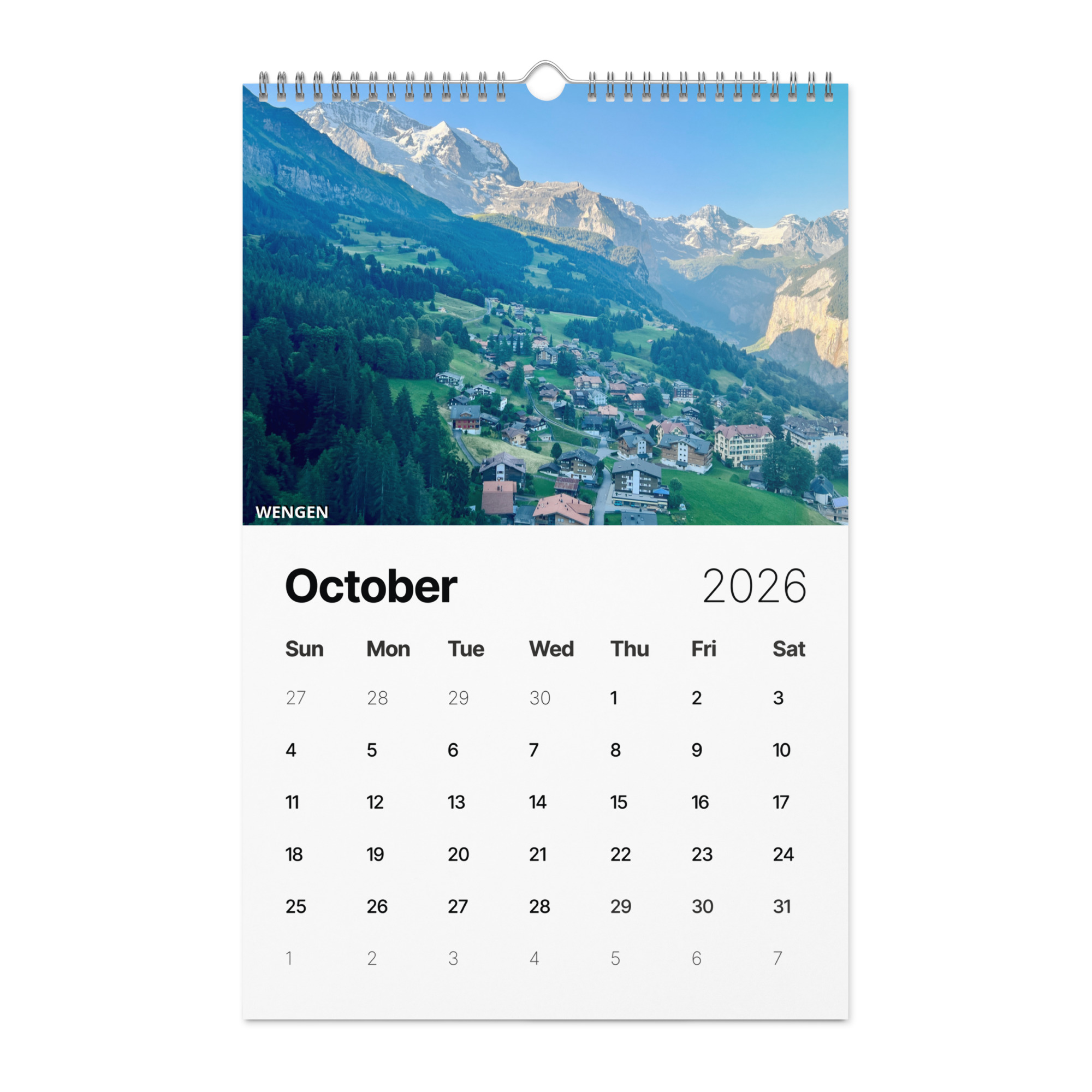 Switzerland Wall calendar (2026) - Image 24