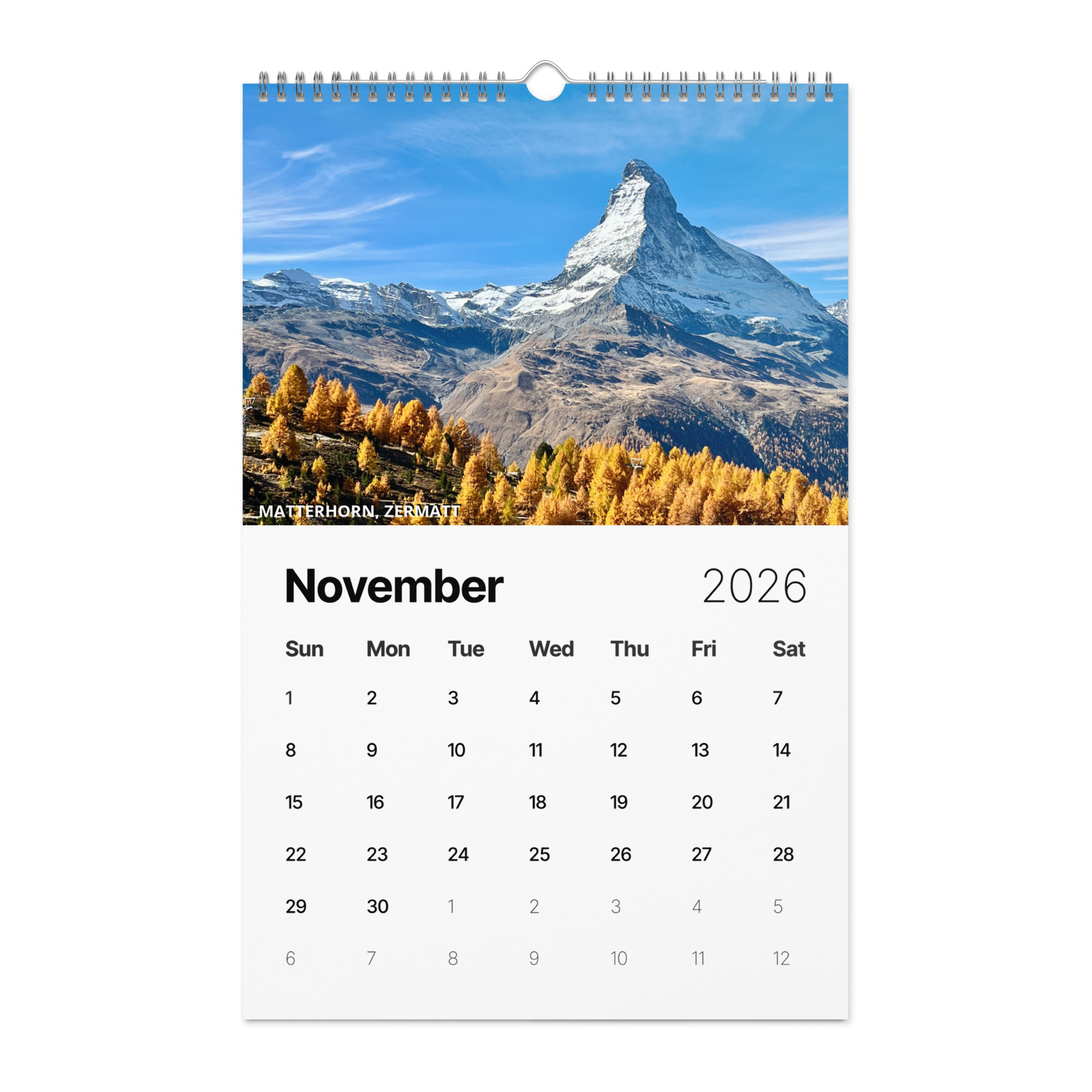 Switzerland Wall calendar (2026) - Image 25