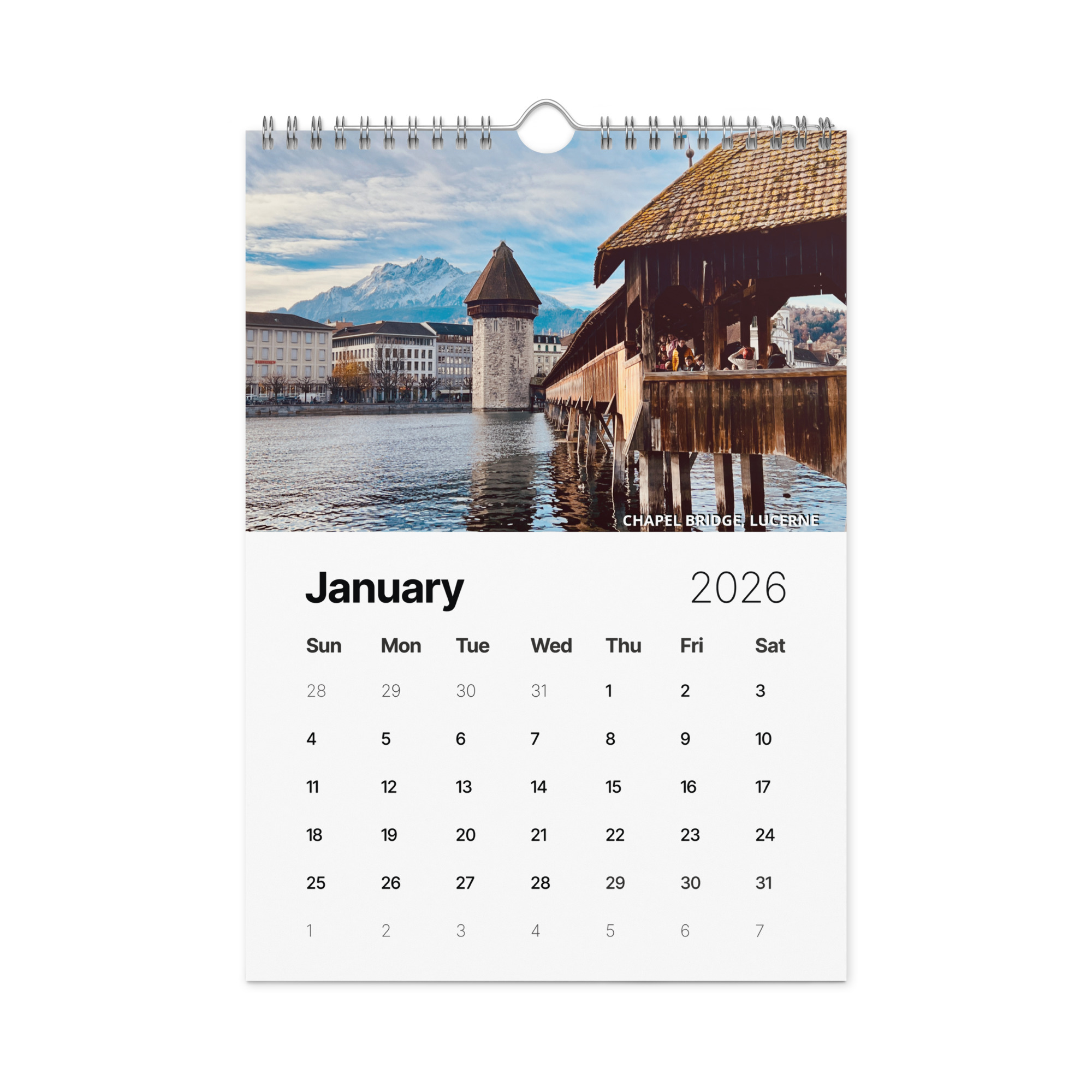 Switzerland Wall calendar (2026) - Image 3