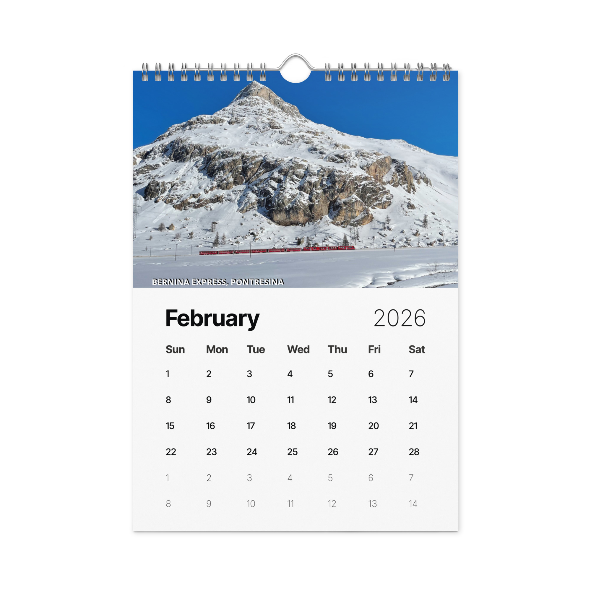 Switzerland Wall calendar (2026) - Image 4