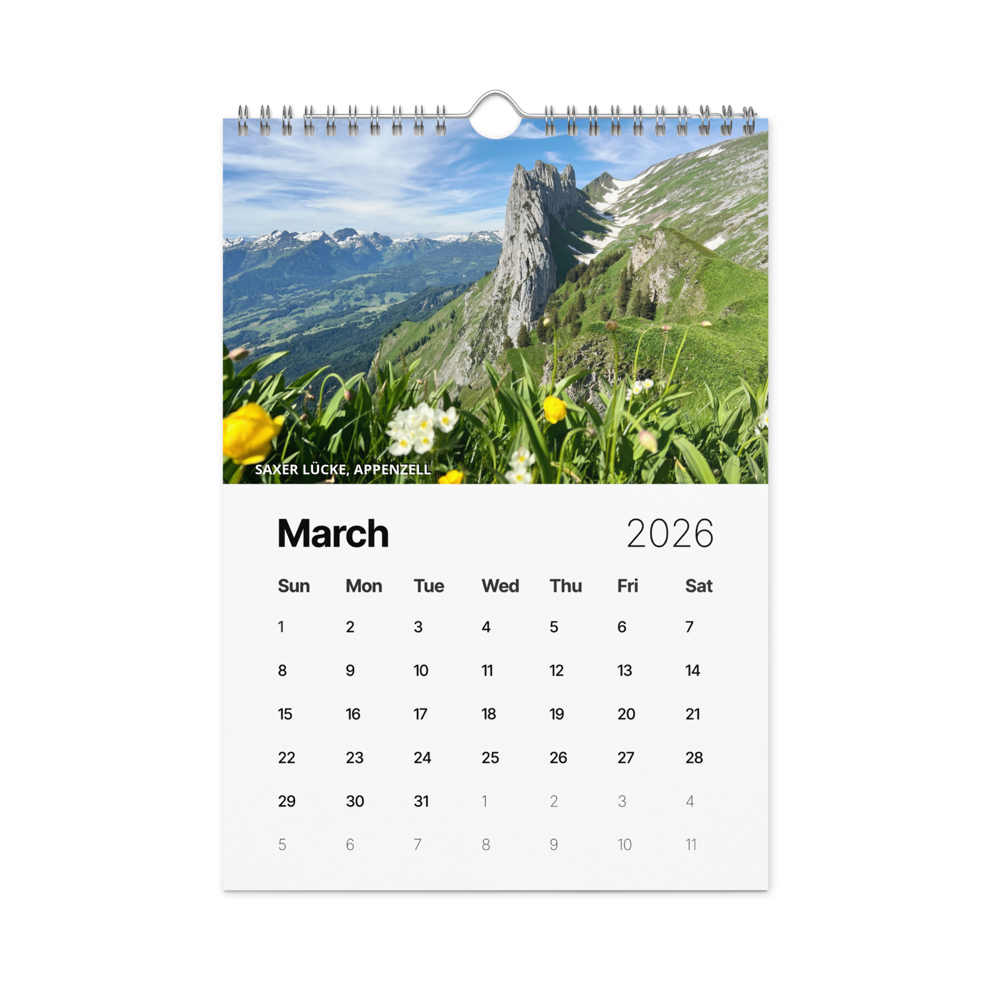 Switzerland Wall calendar (2026) - Image 5