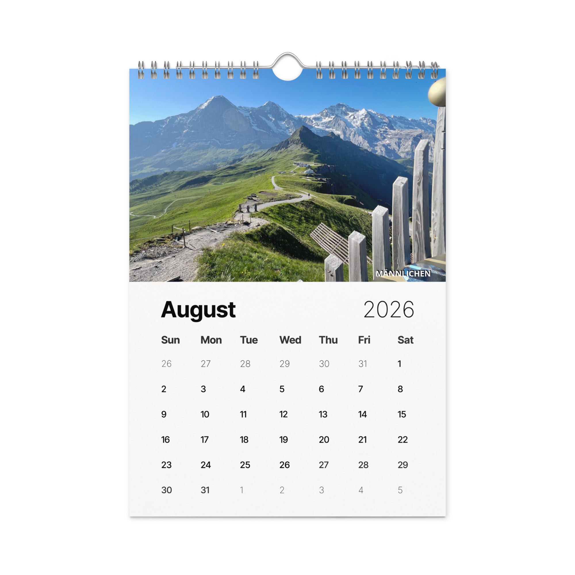 Switzerland Wall calendar (2026) - Image 10