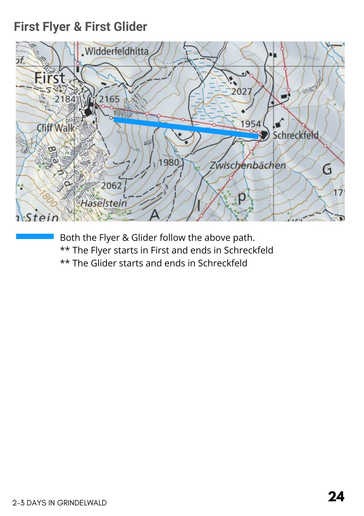 Bachalpsee hike page from the 3 Days in Grindelwald guide
